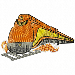 Trains Embroidery Design 11 Trains Embroidery Design 11